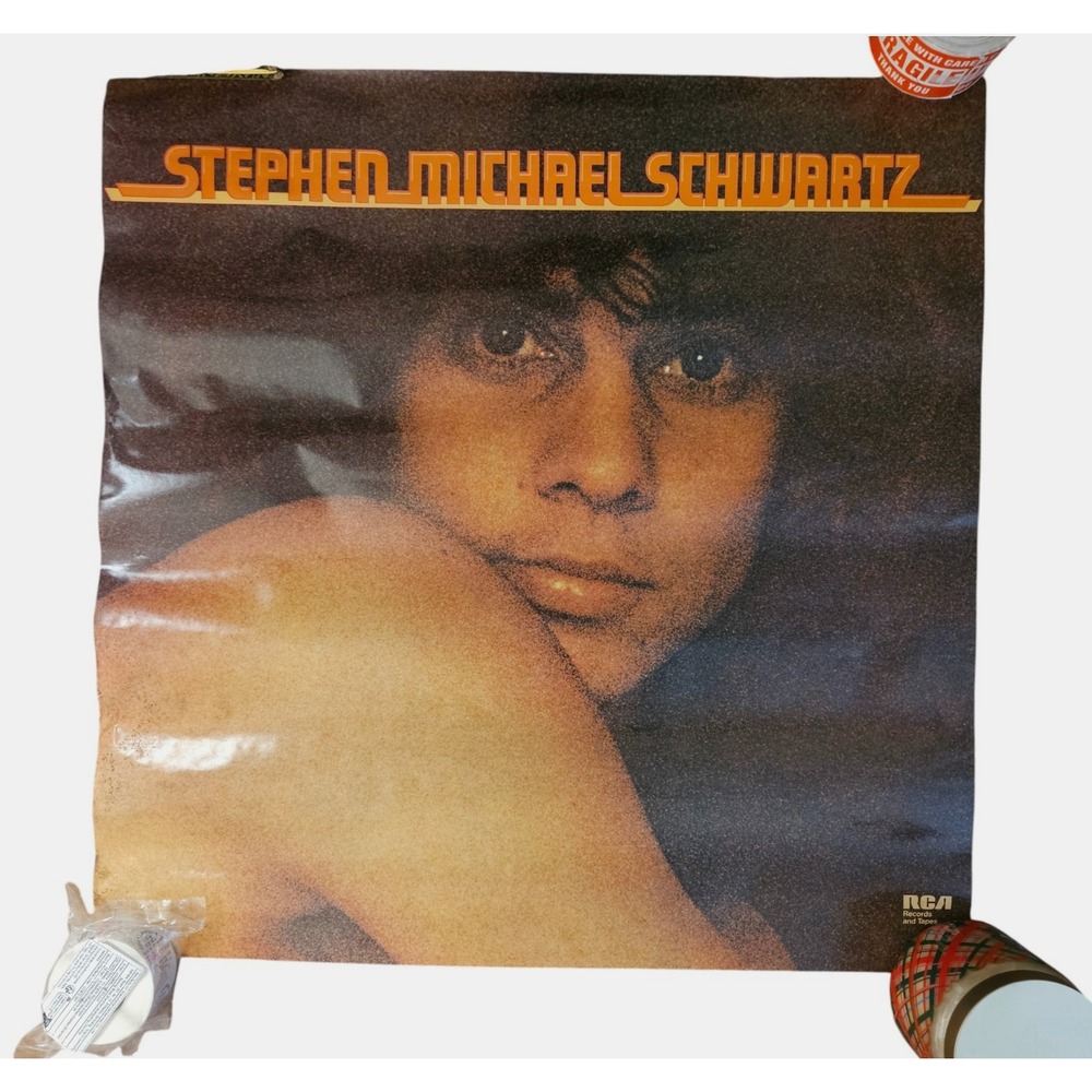 Stephen Michael Schwartz 23x23 Vintage 1974 Debut Album Promo Poster RCA Records